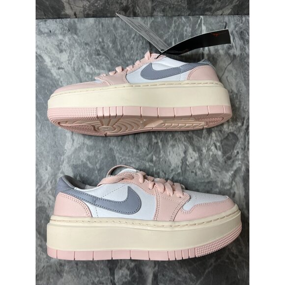 Air Jordan 1 Elevate Low Women Atmosphere/LT Steel Grey/White DH7004-600 SZ 10.5 - Picture 2 of 6